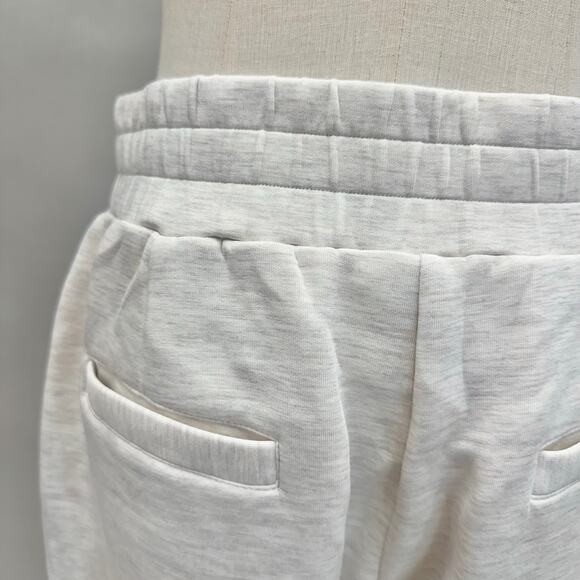 Varley The Allen Pant 27" jogger  lounge sweatpant in Ivory Marl Size Medium - Picture 13 of 16